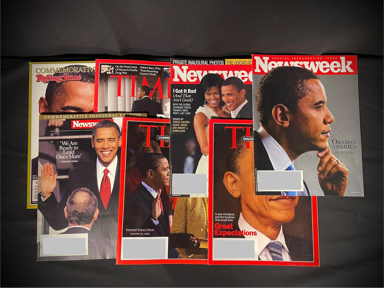 Collection of Assorted Magazines Featuring and Commemorating the Election of President Barack Obama