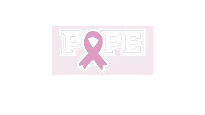 POPE Pink Ribbon Lapel Pin