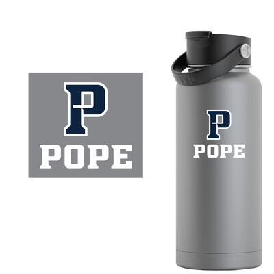 RTIC 32 oz Bottle in Graphite with "P" + Pope