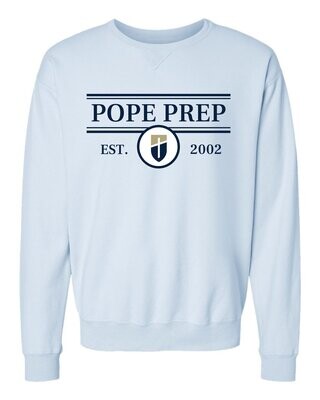 Comfort Colors Sweatshirt POPE PREP est.2002