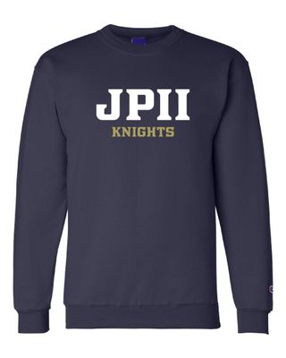 SWEATSHIRT - JPII+Knights in White/Gold