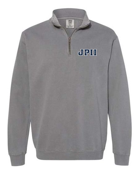 ZIP - ComfortColors Grey Athl JPII Navy/White Outline