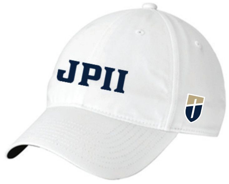 CAP - JPII w/ Shield on left White