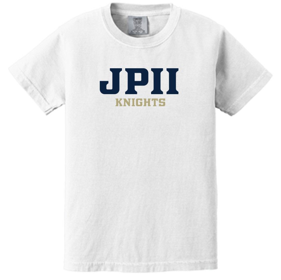 SS TEE - JPII + Knights in Navy/Gold