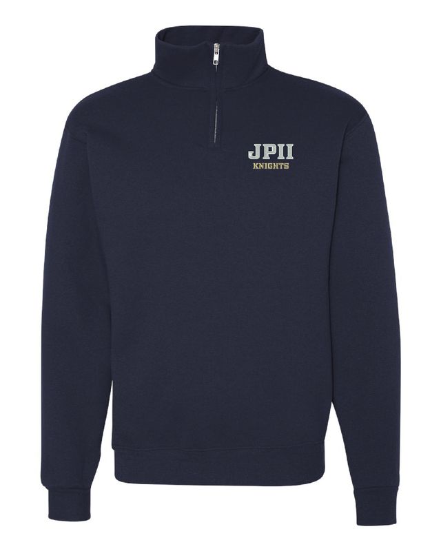 ZIP - Jerzees Navy QtrZip JPII+Knights