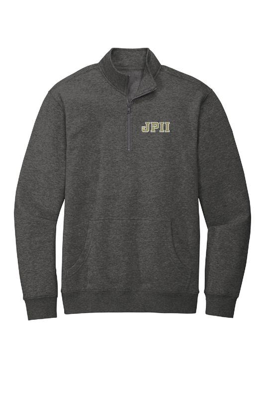 ZIP - District Deep Heather QtrZip Ath JPII Gold