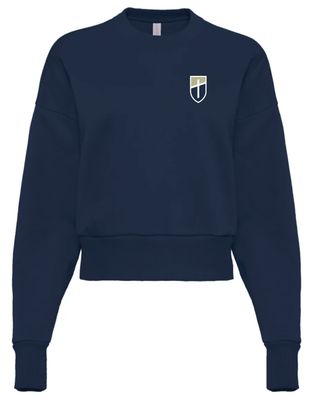 SWSHT - Next Level Women&#39;s Navy w/ Shield