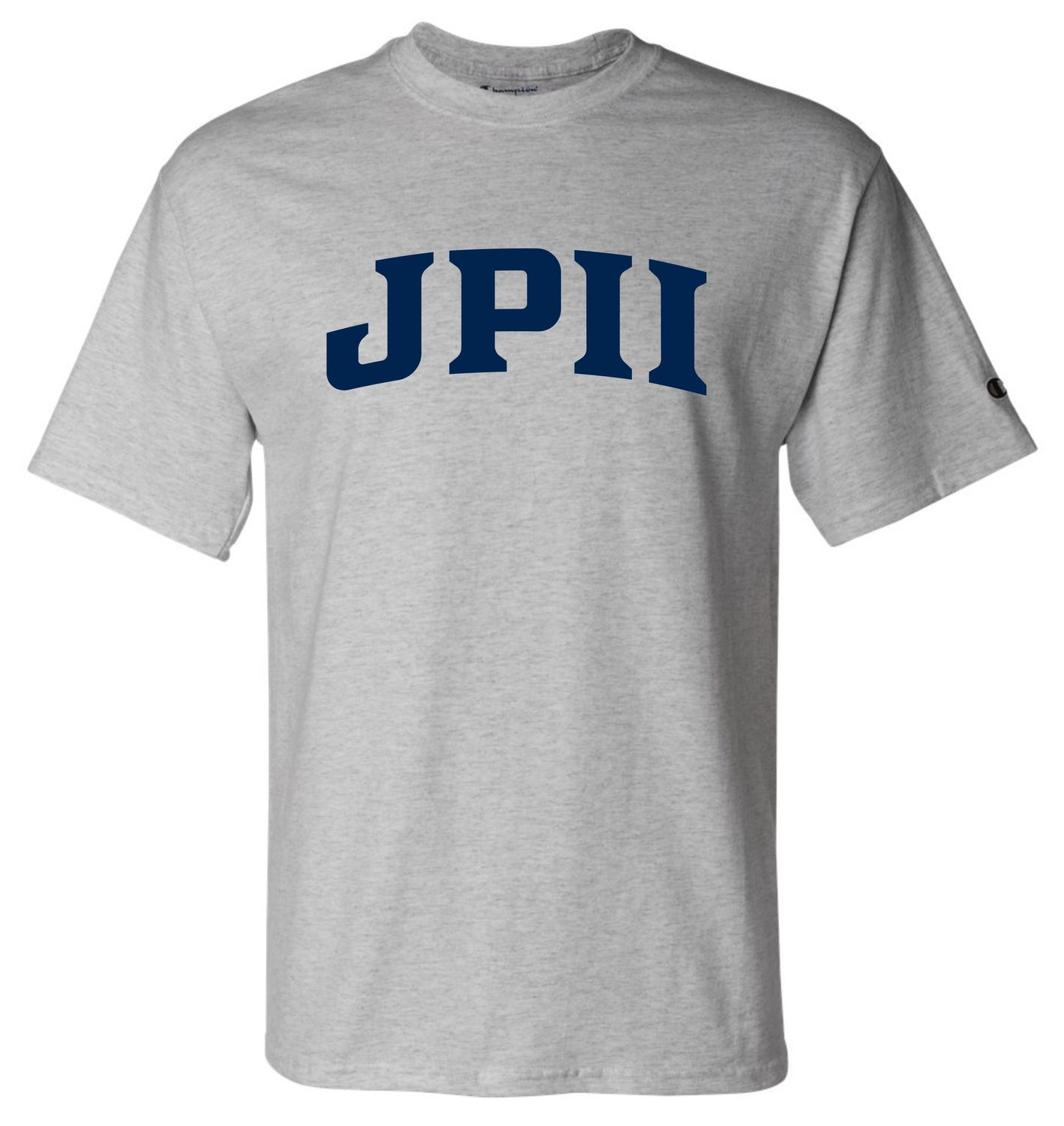 SS TEE - Champion  Arched  JPII Navy