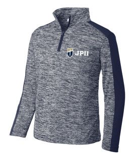 ZIP - SportTek Qtr Zip Horiz. Shield + JPII