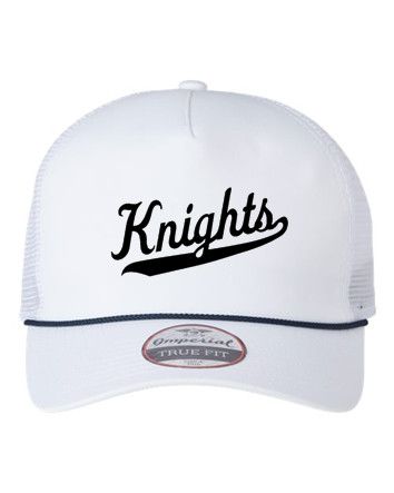 CAP - Imperial Trucker Cap Knights Script White