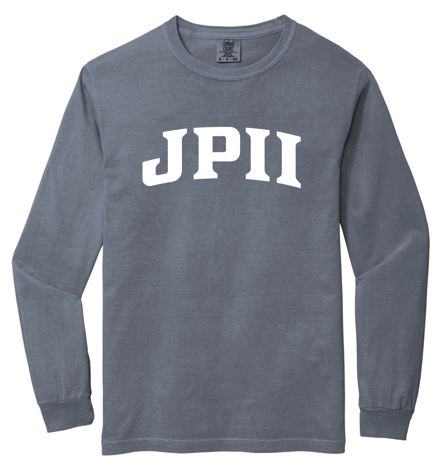 LS TEE - Comfort Colors Arched JPII White