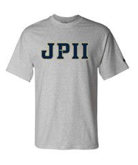 SS TEE - Champion JPII Navy Gold Outline