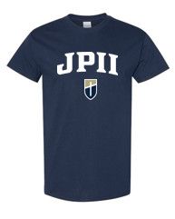 SS TEE - Gildan Arched JPII + Shield