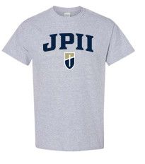 SS TEE - Gildan Arched JPII + Shield