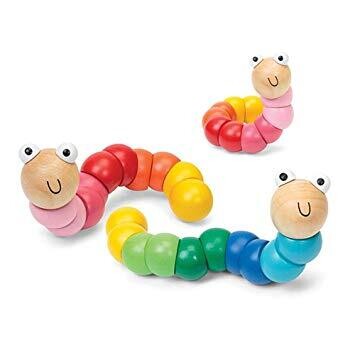 Wooden Caterpillar Small