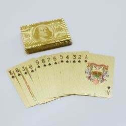 Playing Cards Gold Foil