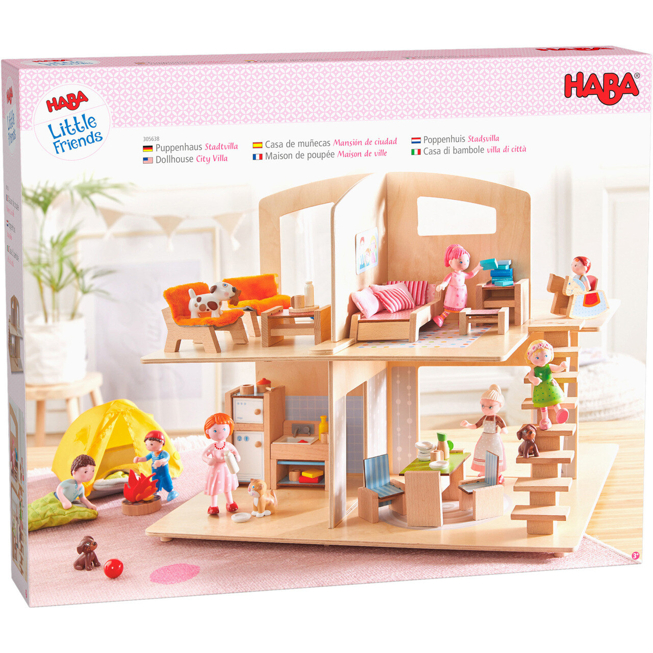 Little Friends Dollhouse City Villa