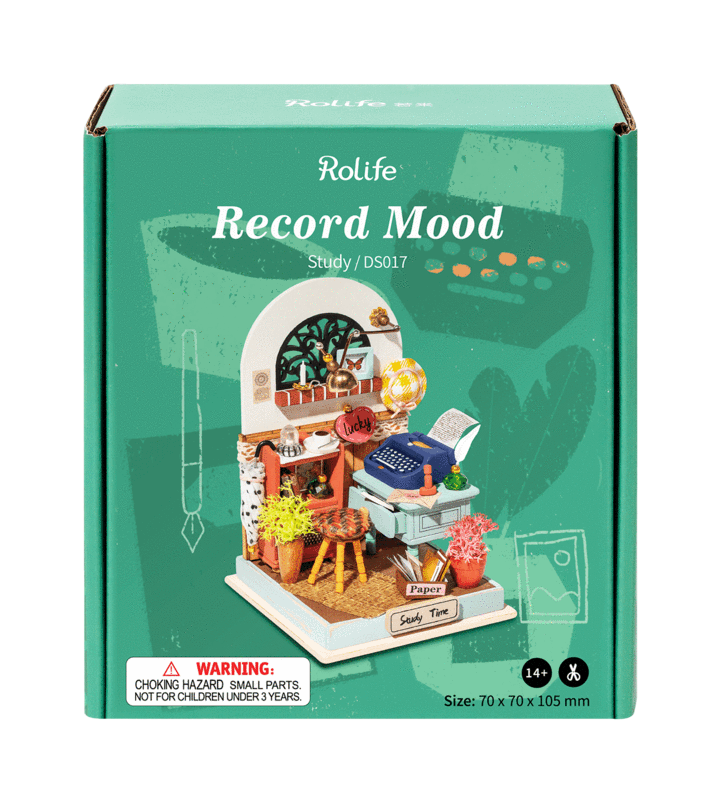 DIY Miniatures Record Mood- Study