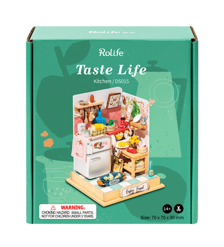 DIY Miniatures Taste Life-Kitchen