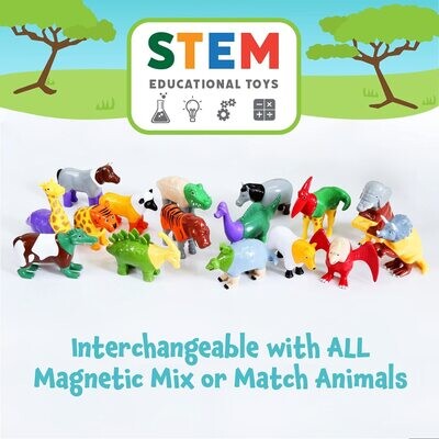 Magnetic Mix or Match Animals Jungle