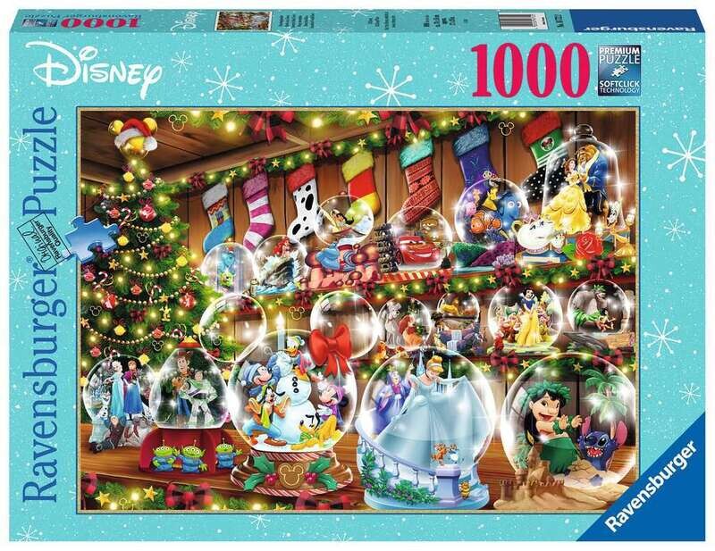 1000pc Disney Snow Globes Puzzle