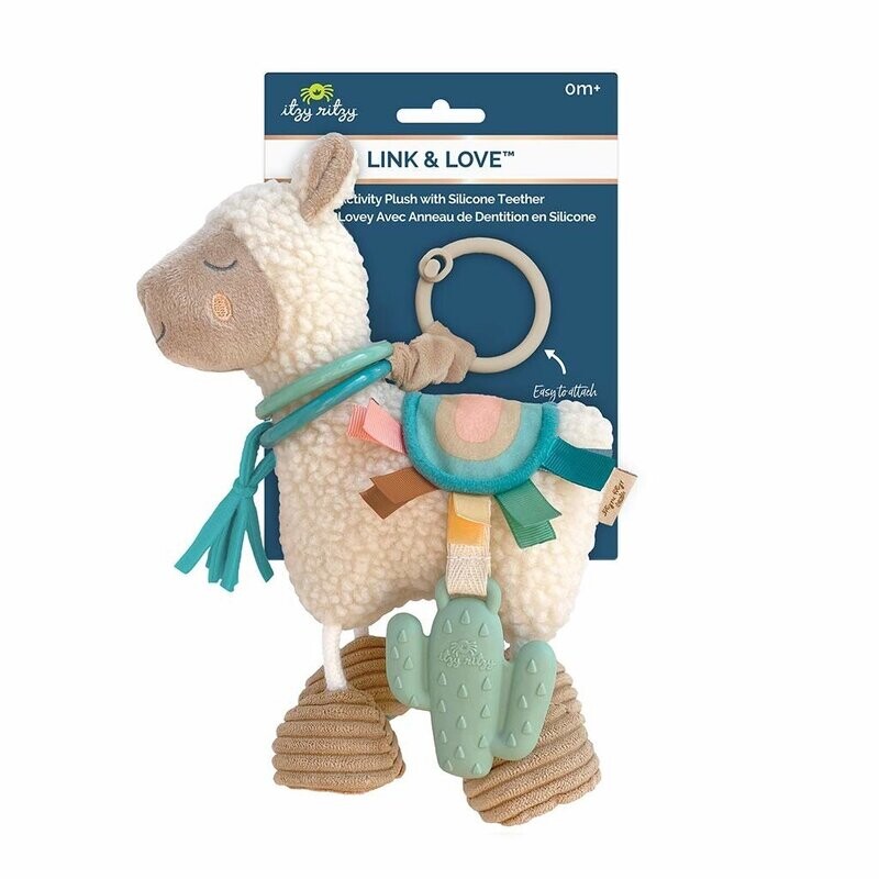 Link & Love Llama Activity Plush