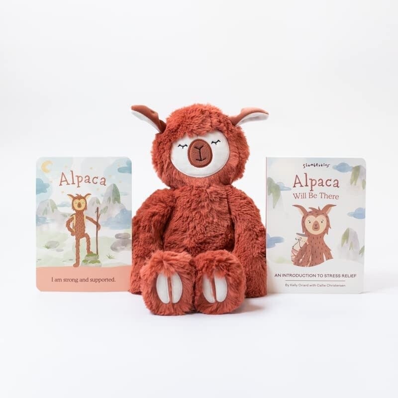 Plush &amp; Book Set- Alpaca Stress Relief