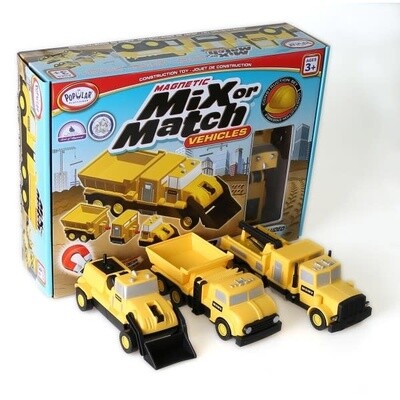 Magnetic Mix or Match Vehicles Construction