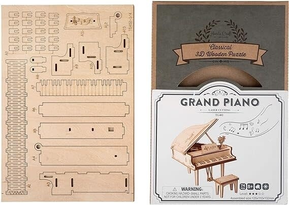 DIY Wooden Grand Piano