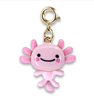 Charm Axolotl Swivel Gold
