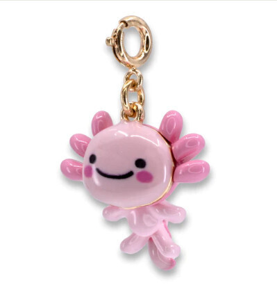 Charm Axolotl Swivel Gold