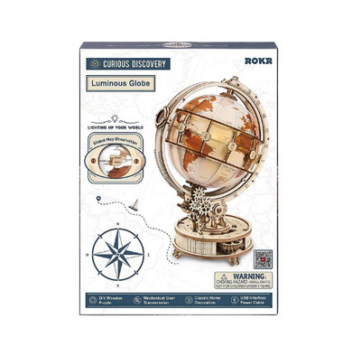 DIY Wooden Luminous Globe