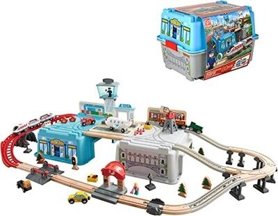 Train Super Cityscape Transport Bucket Set