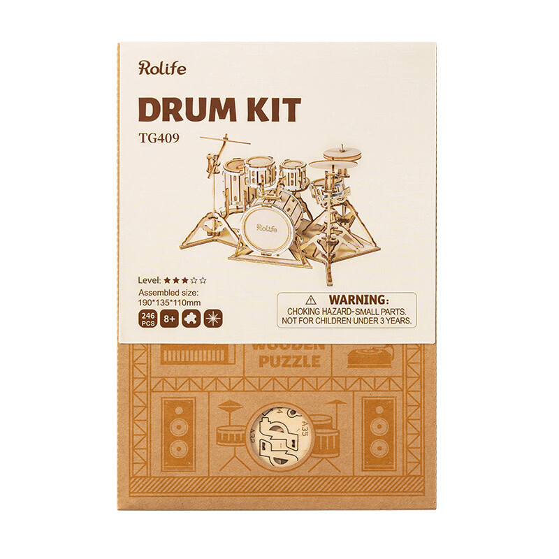 DIY Wooden Drum Kit