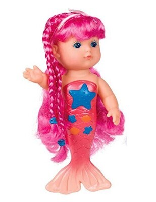 Mermaid Bath Doll (Assorted Colors)