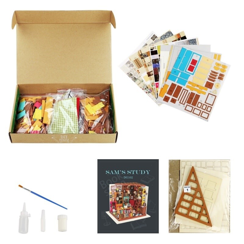 DIY Miniature Sam's Study Room