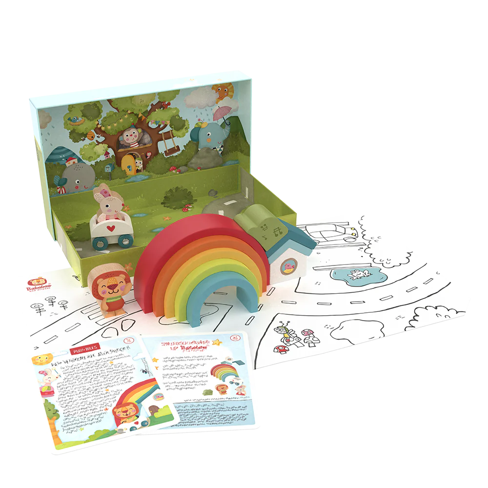 Bababoo Stacking Game Roleplay Enchanted Rainbow