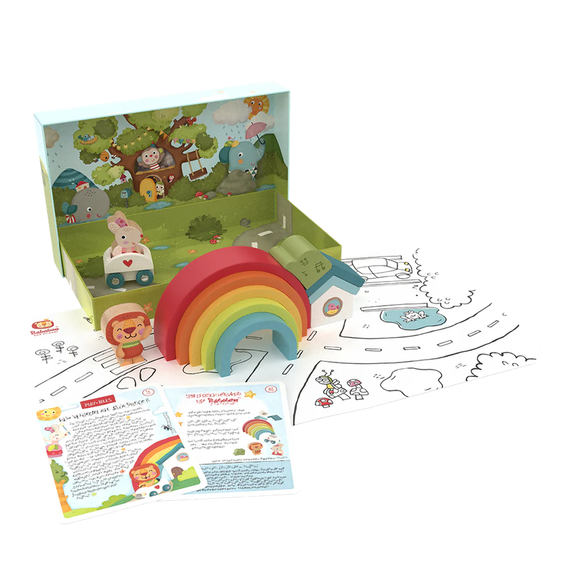 Bababoo Stacking Game Roleplay Enchanted Rainbow