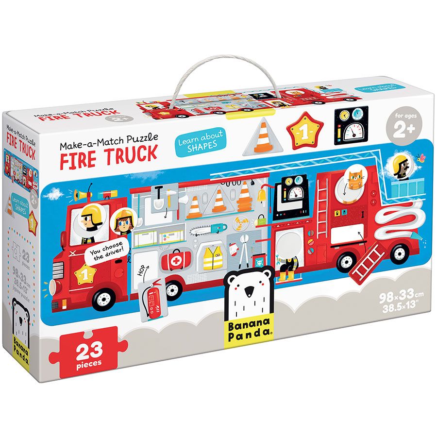 Make a Match Puzzle Fire Truck