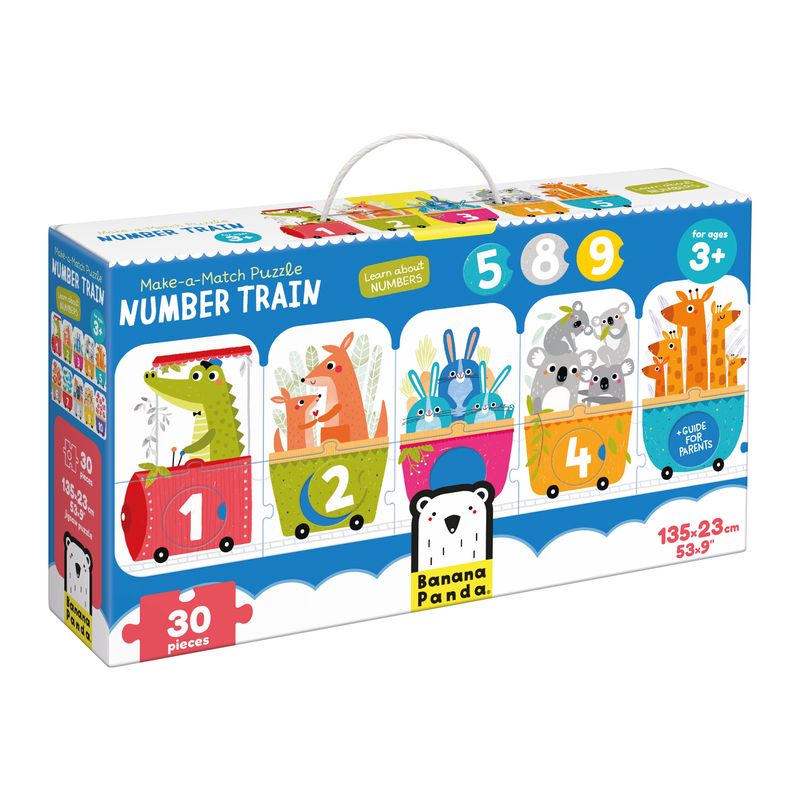 Make a Match Puzzle Number Train