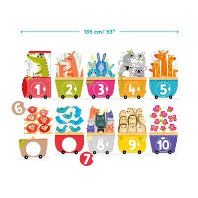 Make a Match Puzzle Number Train