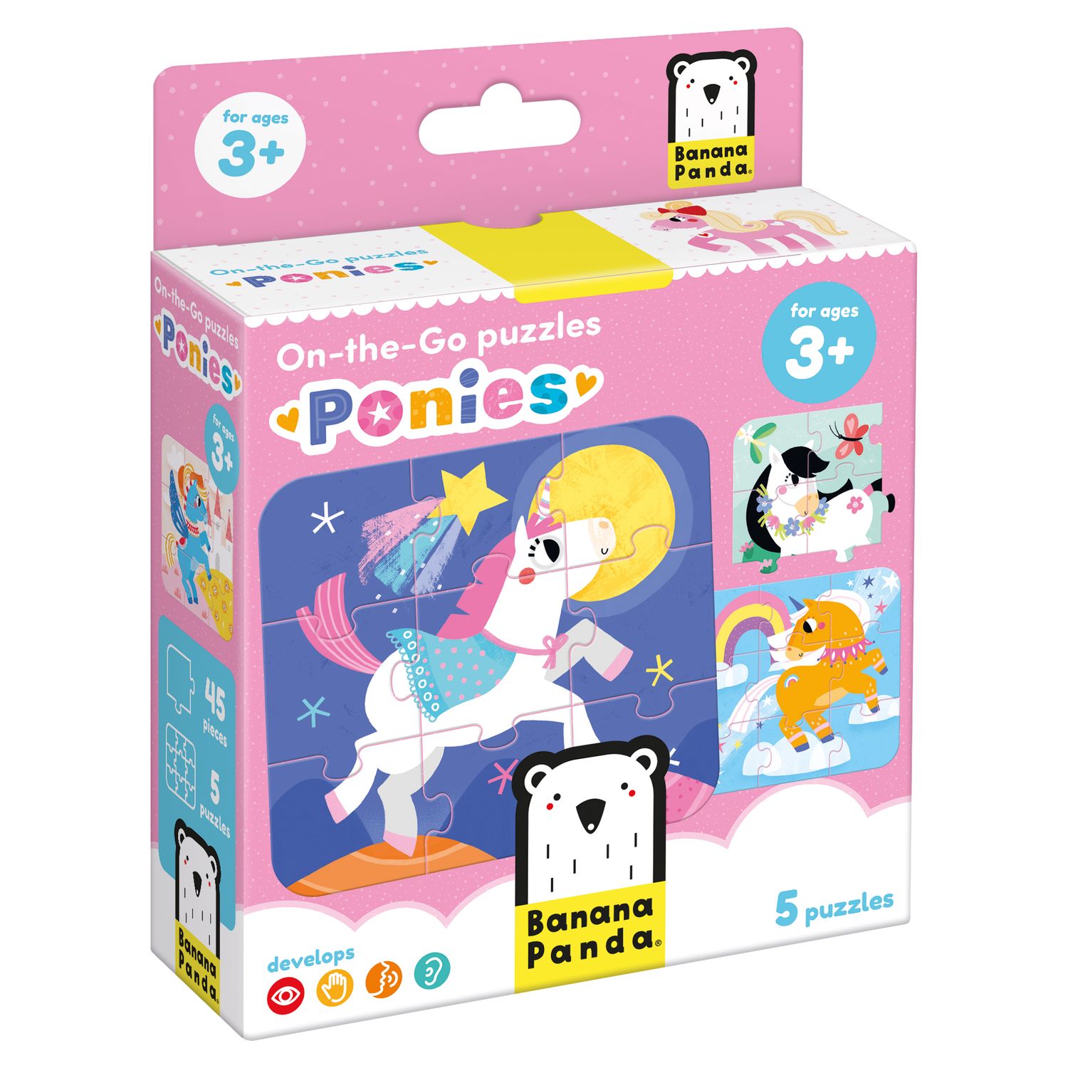 On the Go Puzzles Ponies 5 in 1