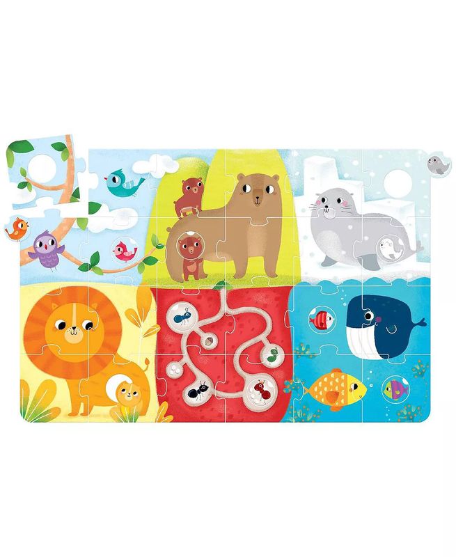 Super Size 34pc Matching Puzzle Animals