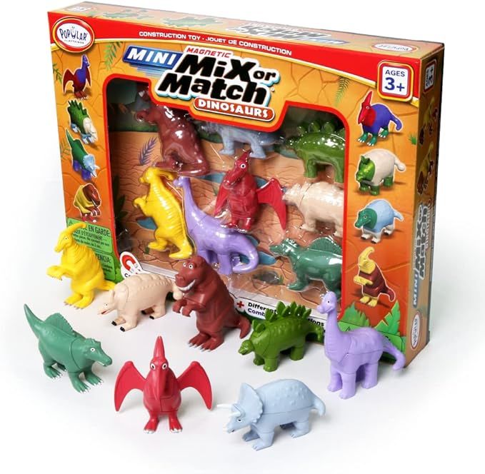 Magnetic Mix or Match Mini Dinosaurs