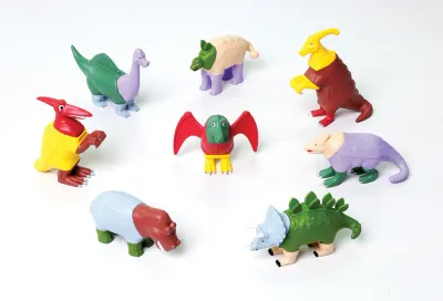Magnetic Mix or Match Mini Dinosaurs