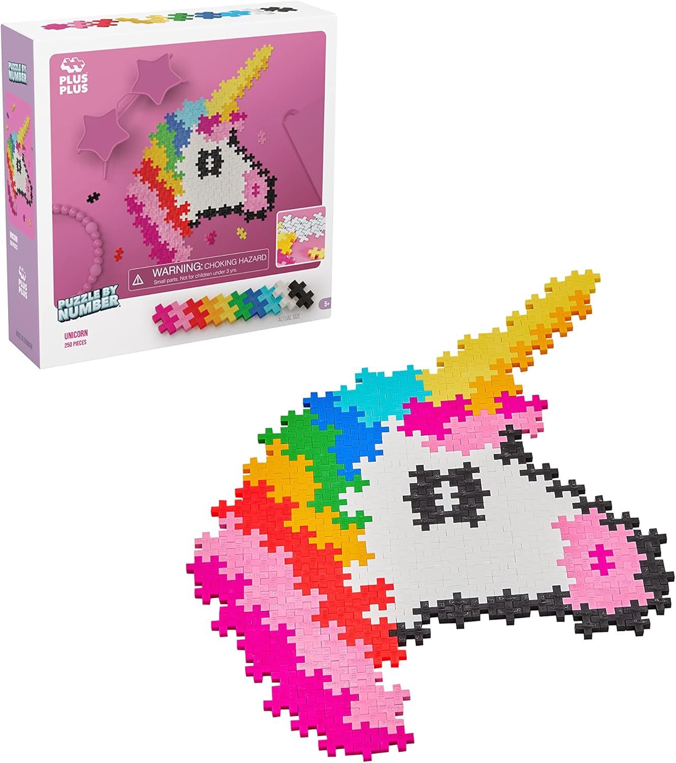 Plus Plus Puzzle By Number Unicorn