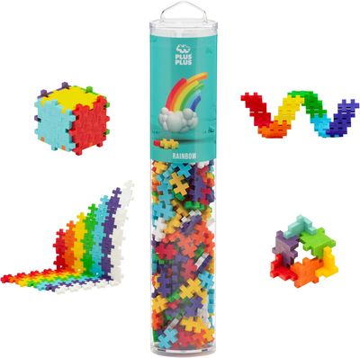 Plus Plus Tube 240pc Rainbow