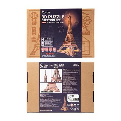 DIY Wooden Night of the Eiffel Tower