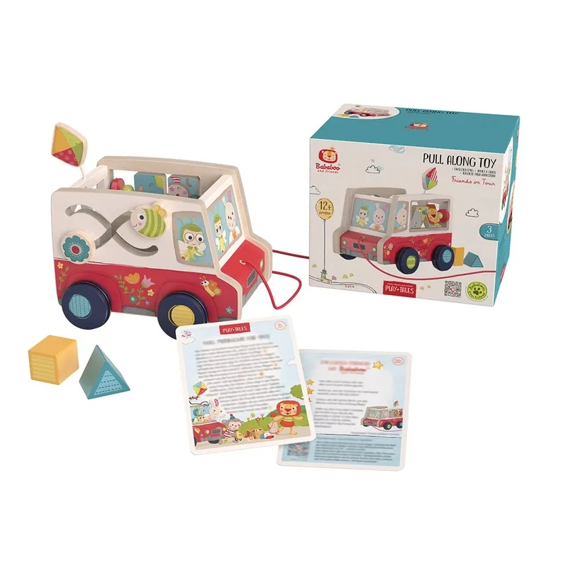 Bababoo Push Pull Toy  Friends on Tour