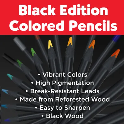 Color Pencils Black Edition 12ct